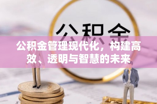 洮南公积金管理现代化，构建高效、透明与智慧的未来