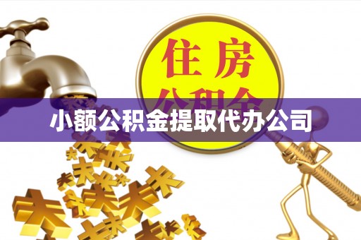 洮南小额公积金提取代办公司