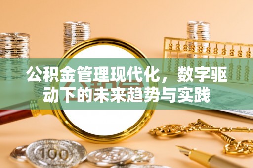 洮南公积金管理现代化，数字驱动下的未来趋势与实践