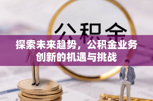 洮南探索未来趋势，公积金业务创新的机遇与挑战