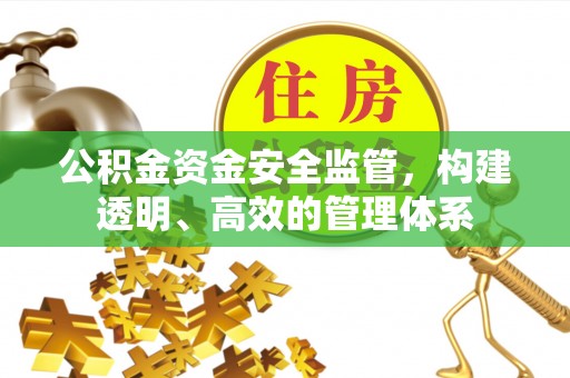洮南公积金资金安全监管，构建透明、高效的管理体系