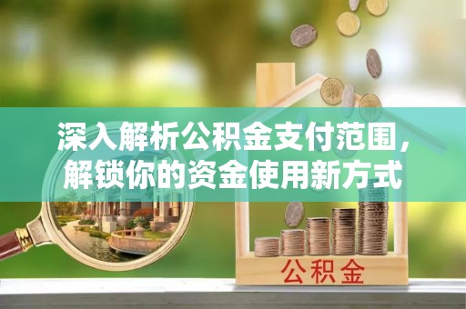 洮南深入解析公积金支付范围，解锁你的资金使用新方式
