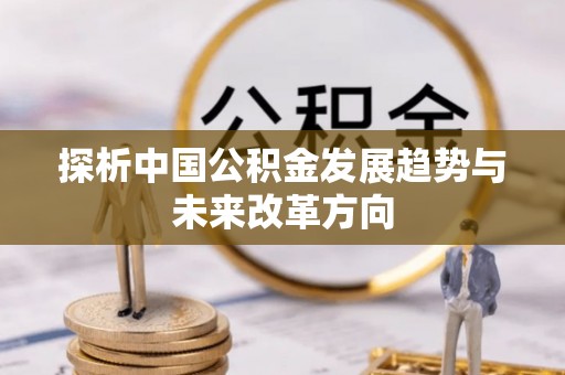 洮南探析中国公积金发展趋势与未来改革方向