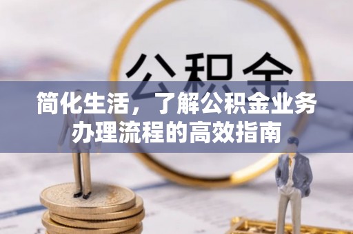 洮南简化生活，了解公积金业务办理流程的高效指南