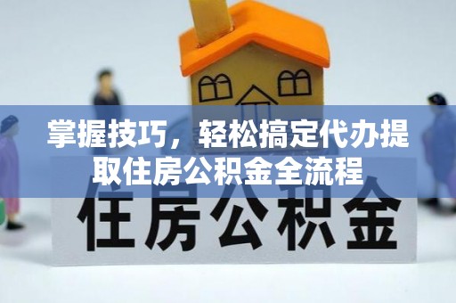 洮南掌握技巧，轻松搞定代办提取住房公积金全流程