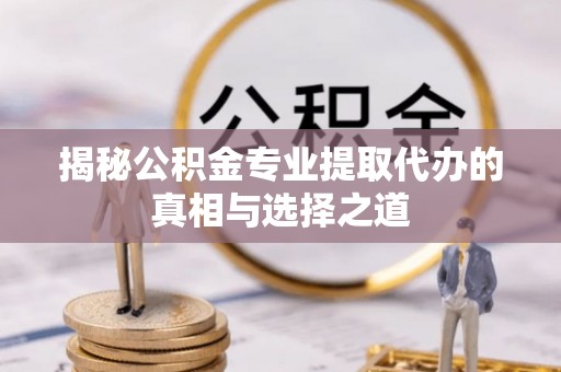 洮南揭秘公积金专业提取代办的真相与选择之道