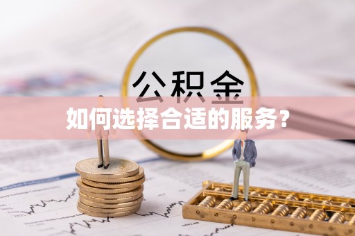 洮南如何选择合适的服务？