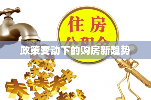 洮南政策变动下的购房新趋势