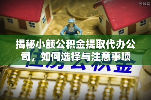 洮南揭秘小额公积金提取代办公司，如何选择与注意事项