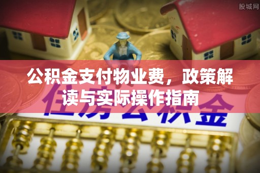 洮南公积金支付物业费，政策解读与实际操作指南