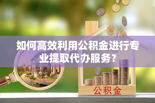 洮南如何高效利用公积金进行专业提取代办服务？
